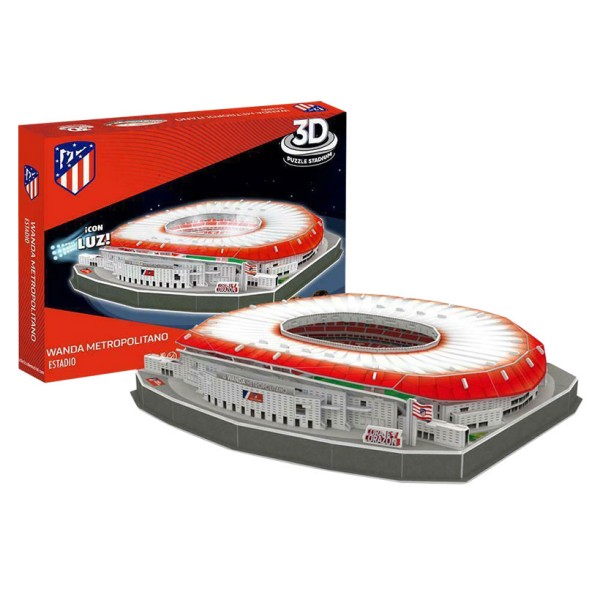 Atlético Madrid Stadion 3D Puzzle | Atlético Madrid Wanda Metropolitano 3D Stadion Puzzle