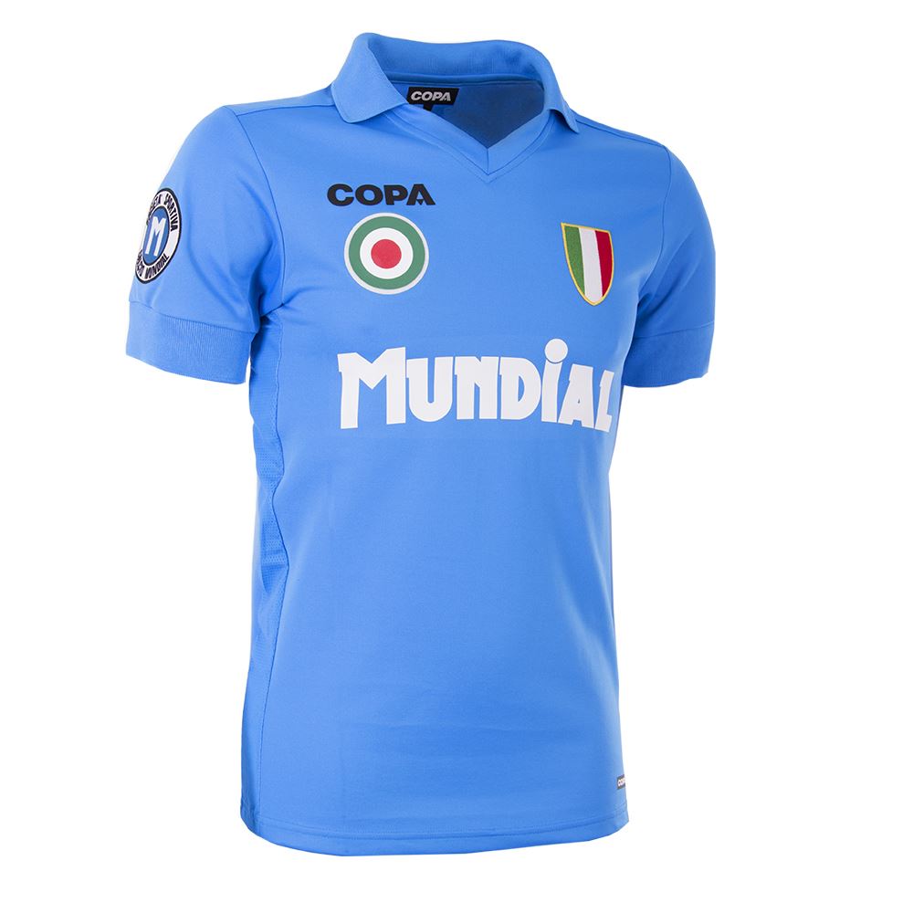 T-Shirt Baumwolle Wer Ama Nicht Vergessen Ehrenzeichen A Maradona Trikot Napoli 
