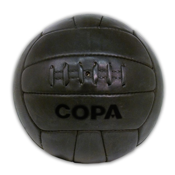 Retro Ball - Retro Fussball - COPA Retro Football black- Retro Lederball _ Football-Legends