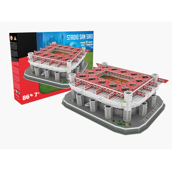 AC Milan & Inter Mailand San Siro 3D Puzzle / nanostad AC Milan & Inter Mailand San Siro 3D Puzzle, San Siro Stadion 3D Puzzle, San Siro 3D Stadion Puzzle