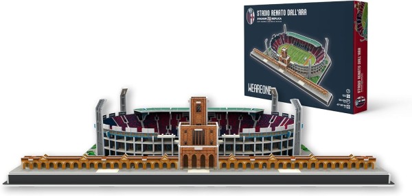 FC Bologna 3D Puzzle | Bologna Puzzle | 3D Puzzle FC Bologna Stadio Renato Dall’Ara | FC Bologna 1909 Stadion 3D Puzzle | FC Bologna 3D Puzzle Miniatur
