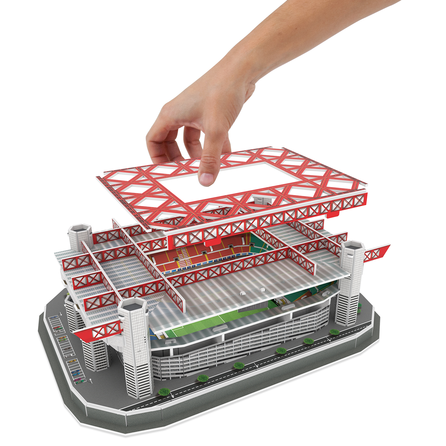 Inter Mailand FC San Siro 3D Puzzle 193 Teile AC Mailand Fußballstadion 