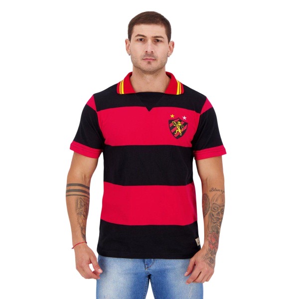 Sport Recife Classic 1994 Polo Retro Trikot / Sport Recife Classic 1994 Polo Vintage Shirt
